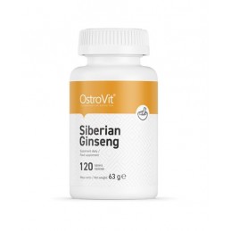 OstroVit Siberian Ginseng 120 Tablete Beneficii Ginseng: tonic sexual, ajuta disfunctia erectila, creste libidoul natural, crest