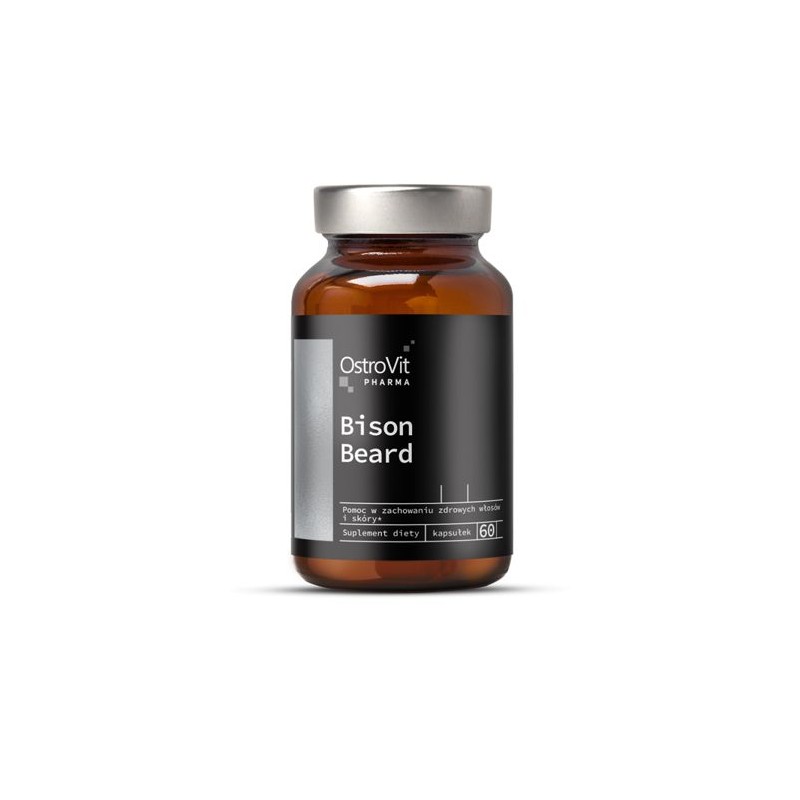 OstroVit Pharma Bison Beard 60 Capsule (vitamine pentru par)
