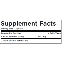 Swanson Full Spectrum Mucuna Pruriens (L-Dopa) 400 mg 60 capsule (Naturist Parkinson, Afrodisiac natural) Beneficii Full Spectru