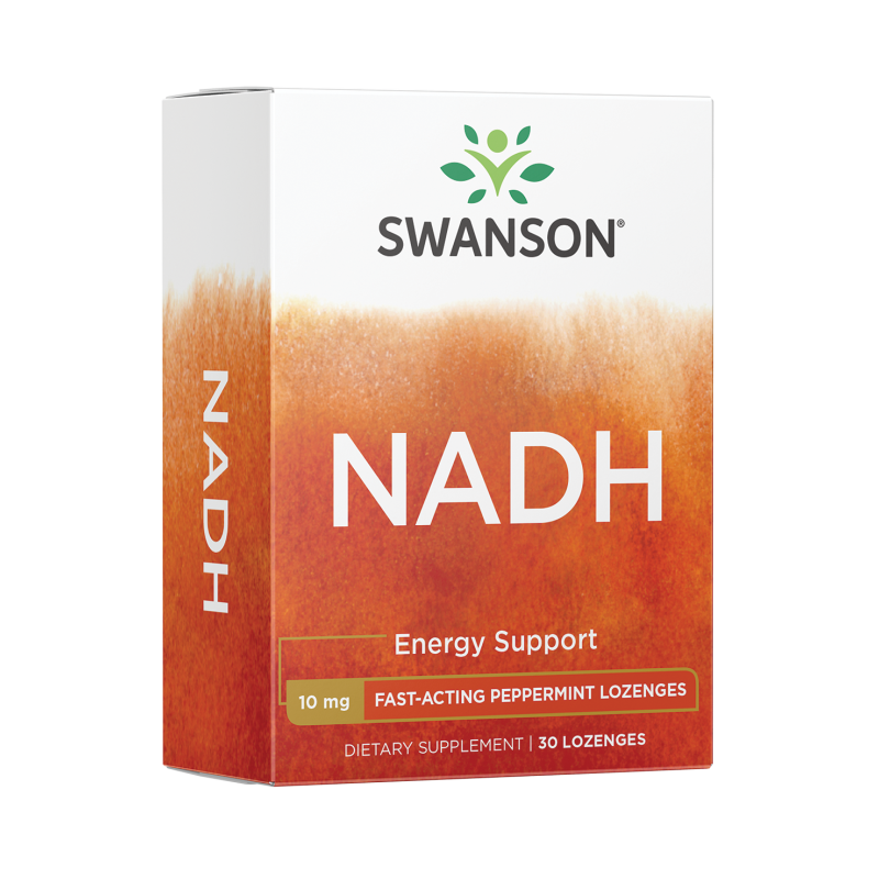 Swanson NADH 10 mg – 30 Tablete – Energie Celulara si Performanta Mentala Beneficii NADH: este esențial pentru producerea de ene