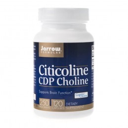 Sustine metabolismul energetic al creierului si a fost demonstrata in cercetari clinice, Citicoline CDP Choline, 250mg 120 caps 