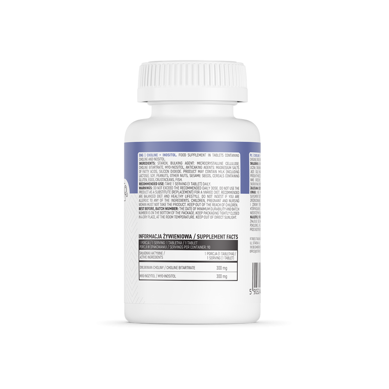 Choline + Inositol 90 Tablete OstroVit - 2 | YEO