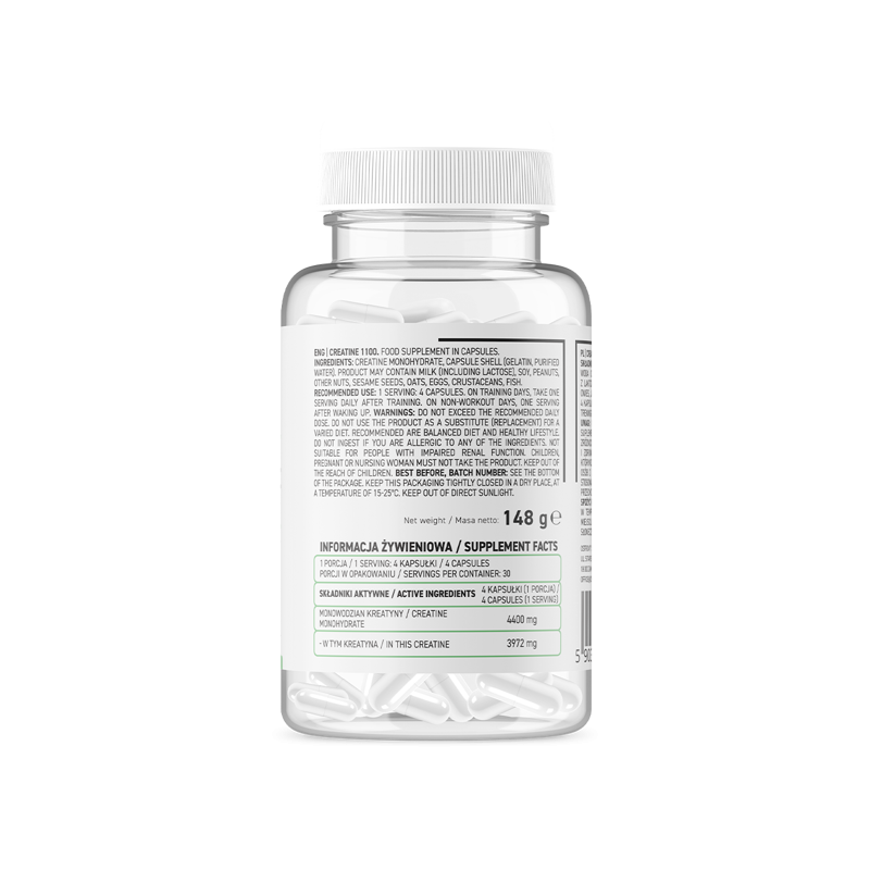 OstroVit Supreme Capsules Creatine 1100 mg, 120 Capsule - 4 | YEO