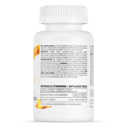 OstroVit Vitamina D3 8000 IU, 200 Tablete (Intareste sistemul imunitar) Beneficii OstroVit Vitamina D3: Vitamina D3 8000 UI este