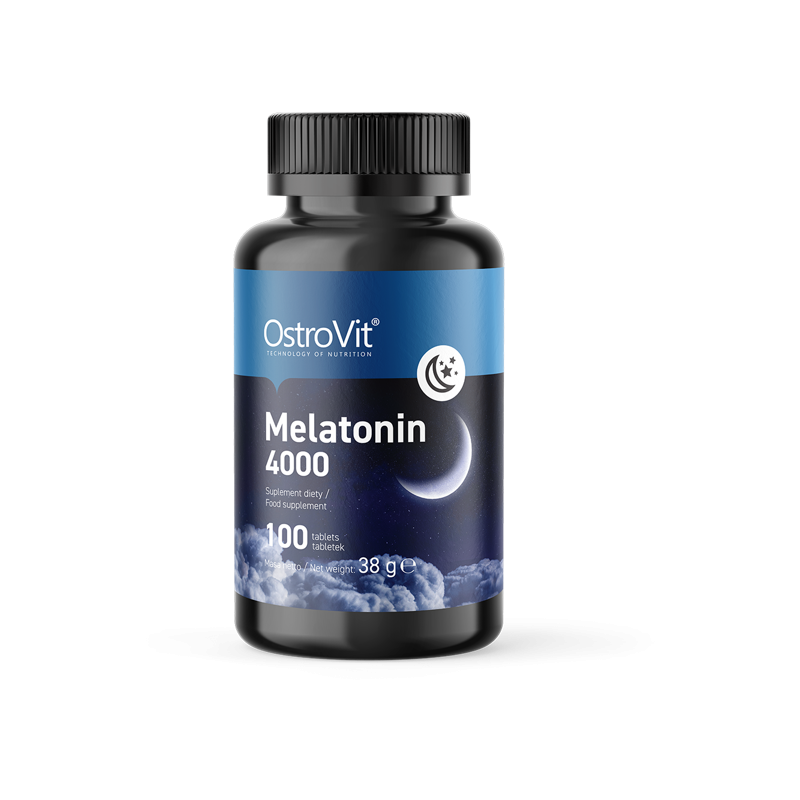 OstroVit Melatonină 4000 mcg, 100 tablete, Naturiste somn linistit, insomnie Beneficii OstroVit Melatonină: OstroVit Melatonină 