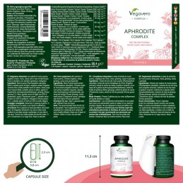Vegavero Aphrodite Complex, 120 Capsule Beneficii Vegavero Aphrodite Complex: cresterea fluxului sanguin in zona pelviana; sprij