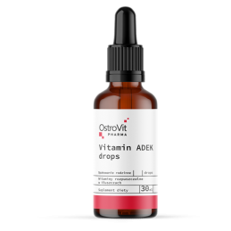 Vitamine ADEK picaturi 30 ml- Complex de vitamine Beneficii Pharma Vitamin ADEK: Imbunatateste starea pielii si stimuleaza crest
