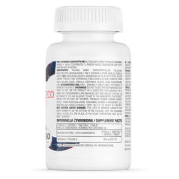 Contribuie la mentinerea oaselor normale si a coagularii normale a sangelui, Vitamin K2 200 mg Natto MK-7, 90 Tablete Beneficiil