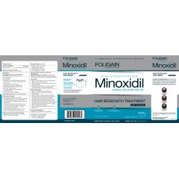 Foligain Minoxidil 5% Solutie cresterea parului barbati (Alcool scazut) 3 luni Beneficii Foligain Minoxidil: in mod eficient opr