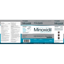 Foligain Minoxidil 5% Solutie – Cresterea parului la barbati, alcool scazut, pachet 3 luni Foligain Minoxidil 5% soluție este un