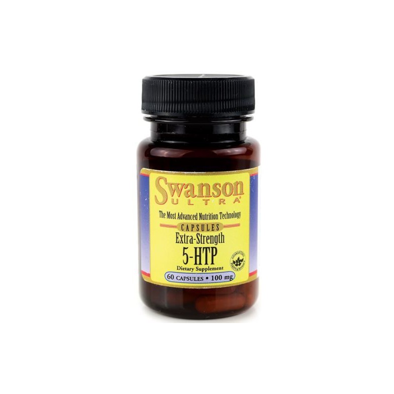 Swanson 5 HTP 100 mg Extra Strength 60 Capsule (Supliment depresie si anxietate, somn linistit) - 1 | YEO