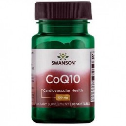 Coenzima Q10 100 mg, 50 Capsule, Swanson Beneficii Coenzima Q10: este un supliment alimentar usor de administrat, poate imbunata