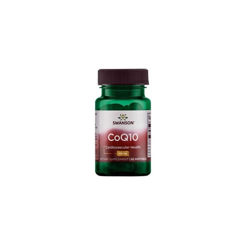 Swanson Coenzima Q10, 100 mg, 50 Capsule (Q10 neutralizeaza radicalii liberi) Beneficii Coenzima Q10- este un supliment alimenta