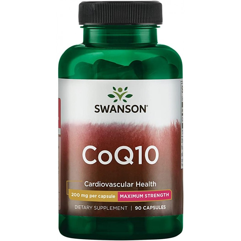 Swanson Coenzima Q10 200 mg – 90 Capsule – Energie si Protectie Cardiaca Beneficii Coenzima Q10: este un supliment alimentar uso