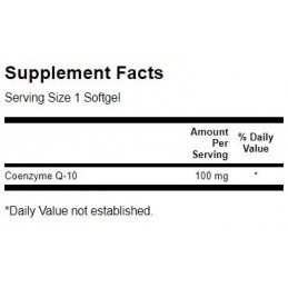 Coenzima Q10 100 mg, 50 Capsule, Swanson Beneficii Coenzima Q10: este un supliment alimentar usor de administrat, poate imbunata