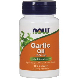 Ulei de usturoi (Garlic oil) 1500 mg 100 Capsule (Regleaza tensiunea, scade colesterolul) Beneficiile uleiului de usturoi: poate