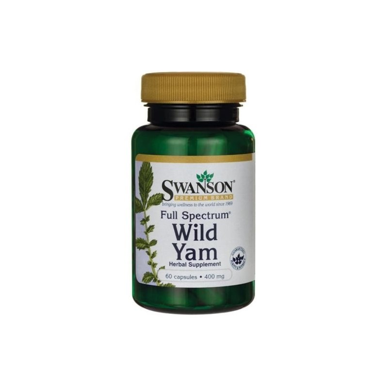 Wild Yam (ignama salbatica) 400mg 60 Capsule, Swanson - 3 | YEO