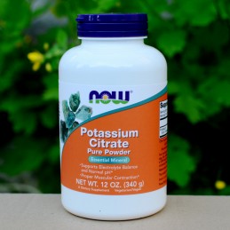 NOW Foods Potasiu Citrat, Pudra pura - 340 grame Beneficiile citratului de potasiu: ajuta in reducerea AVC-ului, ajuta la creste