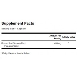 Swanson Korean Red Ginseng 400mg 90 Capsule – Energie & Libido Beneficii Ginseng Korean: antioxidant puternic care poate reduce 