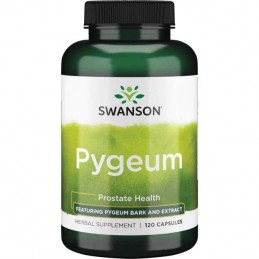 Swanson Pygeum 500 mg 120 Capsule - Pygeum extract, prostata marita Beneficii Pygeum: reducerea edemului prostatei, reduce coles