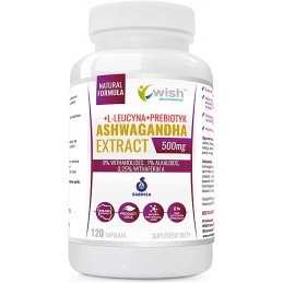 Ashwagandha Extract 500mg 9% Withanolides, 120 Capsule, Reduce nivelul de zahăr din sânge Beneficii Ashwagandha: planta medicina