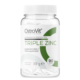 OstroVit Triple Zinc 15 mg 90 capsule - Imunitate puternica si Energizare Beneficii Zinc chelat: intarirea sistemului imunitar b
