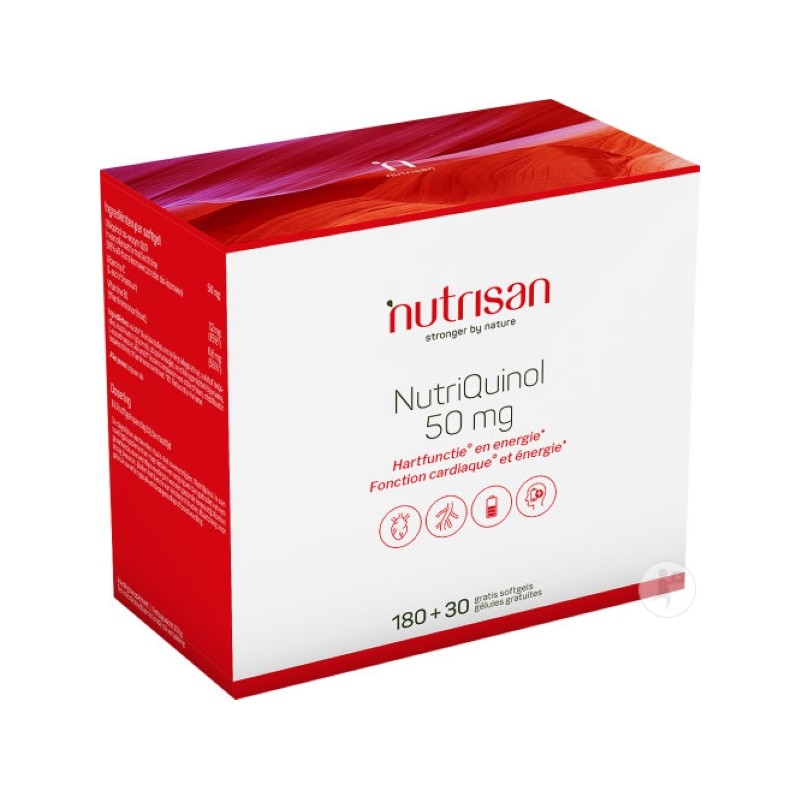 Nutrisan NUTRIQUINOL, 50mg, 180 Capsule+30 gratis Beneficii Nutriquinol: reduce efectele sepsisului, ajuta la ameliorarea depres