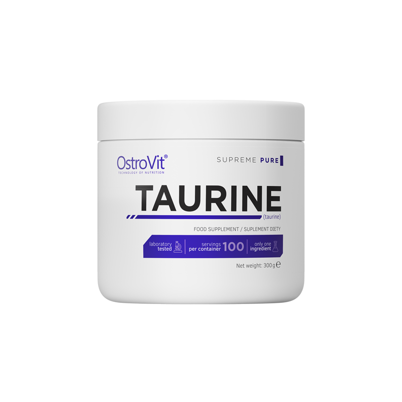 Taurina pulbere, 300 grame- Sustine metabolismul, imbunatateste performanta fizica, iti protejeaza sistemul musculo-scheletic Be