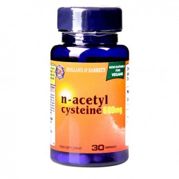 N-Acetil Cisteina, 30 Capsule, Puternic antioxidant, ajuta la detoxifiere pentru a diminua afectarea rinichilor si ficatului Ben