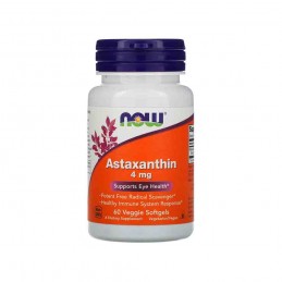Antioxidant, sustine o piele sanatoasa, supliment pentru antrenament si exercitii, Astaxantina, 4mg60 Capsule Beneficii Astaxant