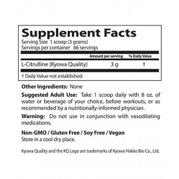 Supliment alimentar L-Citrulline Powder (Kyowa Citrulina pudra) - 200 grame, Doctor's Best Beneficiile Citrulinei: poate imbunat
