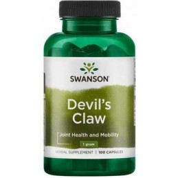 Devil's Claw (Gheara diavolului) - 500 mg, 100 Capsule, Swanson Beneficii gheara diavolului: are proprietati antiinflamatorii si
