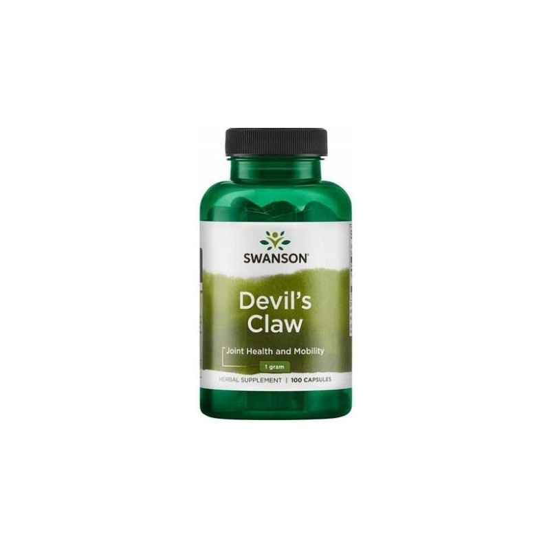 Swanson Devil’s Claw (Gheara Diavolului) 500 mg, 100 capsule – Suport Articulatii Beneficii gheara diavolului: are proprietati a