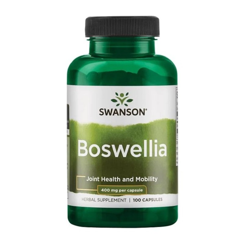 Swanson Boswellia 400mg 100 Capsule – Articulatii & Inflamatie Beneficii Boswellia: antiinflamator puternic si natural, fara efe