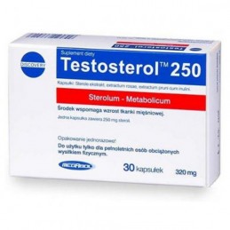 Megabol Testosterol 250 30 Capsule Beneficii Testosterol: ajuta la cresterea masei musculare, contine steroli din lante, acelere