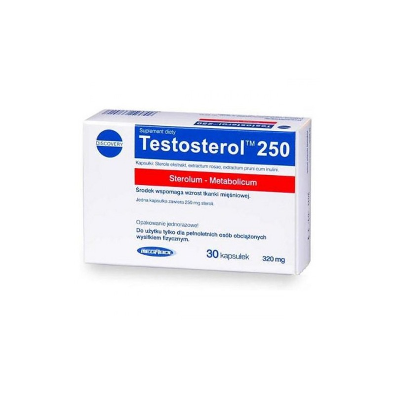 Testosterol 250 30 Capsule, Megabol - 1 | YEO