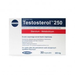 Testosterol 250 30 Capsule, Megabol Testosterol beneficii: ajuta la cresterea masei musculare, contine steroli din plante, acele