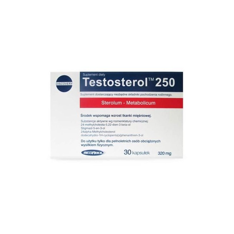 Testosterol 250 30 Capsule, Megabol - 2 | YEO