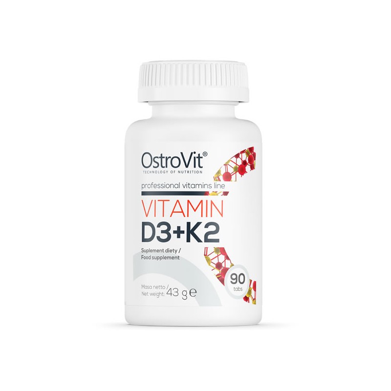 OstroVit Vitamina D3 + K2 90 Tablete