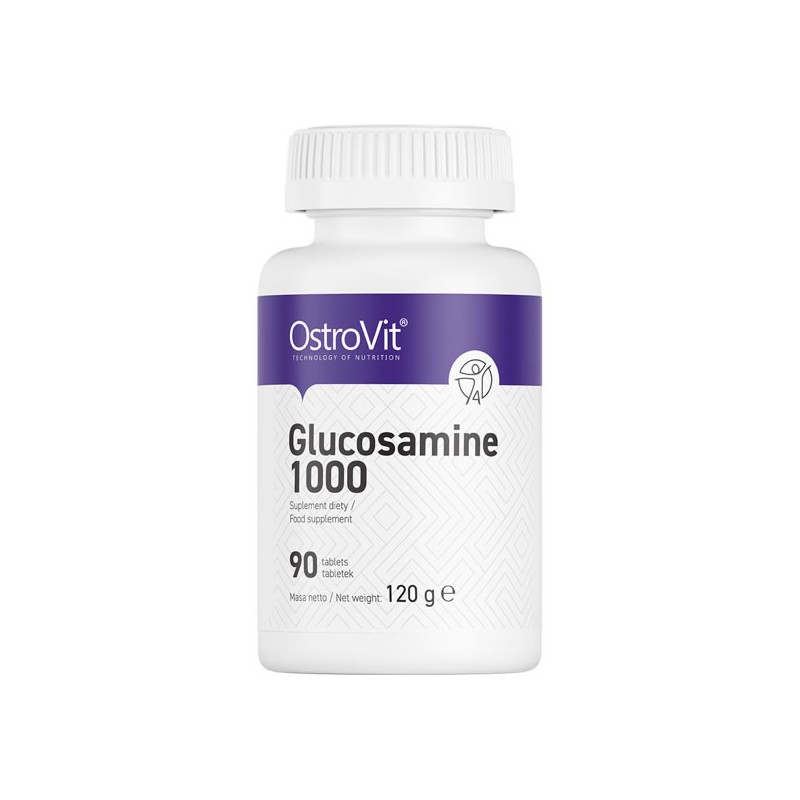 OstroVit Glucosamine 1000 mg 90 Tablete (Glucozamina pentru articulatii dureroase)
