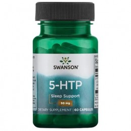 5-HTP 5-hidroxitriptofan 50 mg 60 Capsule, Swanson Beneficii 5 HTP: imbunatateste sanatatea mintala si calitatea somnului, poate