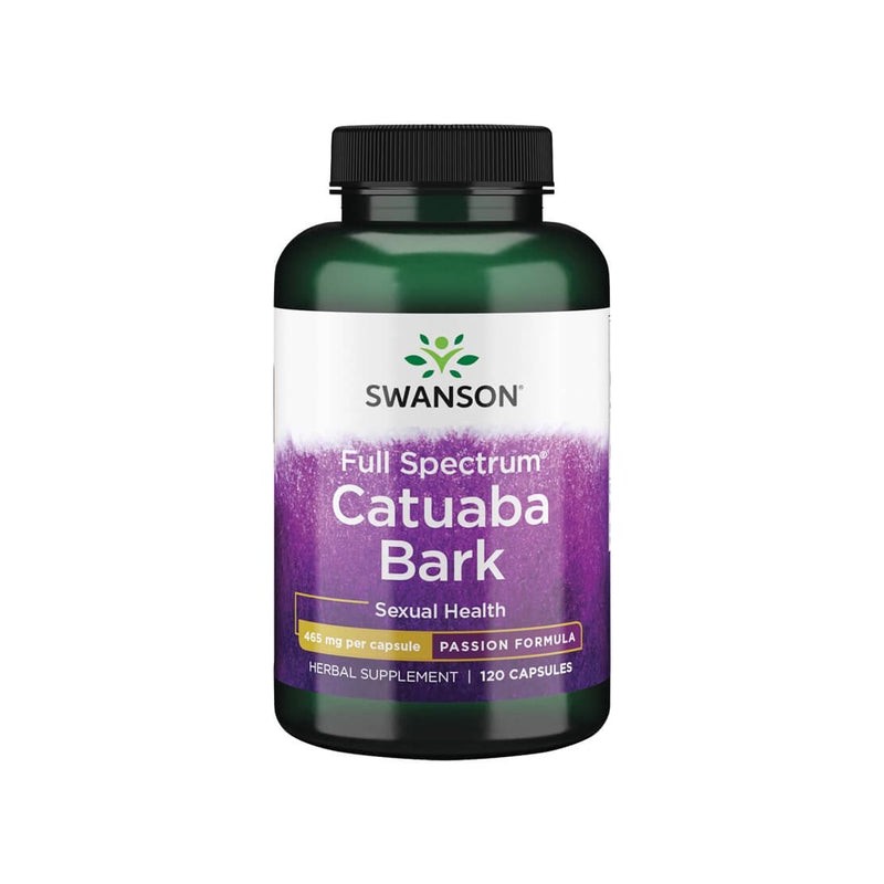 Swanson Catuaba Bark 465mg 120 Capsule – Libido & Potenta Catuaba Bark beneficii: puternic energizant sexual sud-american, afrod
