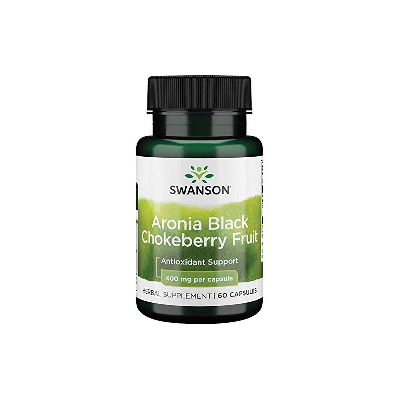 Creste sanatatea inimii, amelioreaza diabetul, bogat in antioxidanti, Full Spectrum Aronia (Chokeberry), 400mg 60 Capsule Benefi