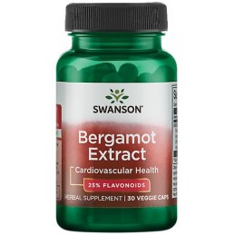Swanson Bergamot Extract, 500mg - 30 Capsule Beneficii Bergamota- ajuta la ameliorarea depresiei, ajuta la scaderea nivelului de