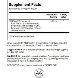 Swanson Extract de Bergamotă 500mg – Colesterol & Trigliceride Bergamot Extract Beneficii: ajuta la ameliorarea depresiei, ajuta