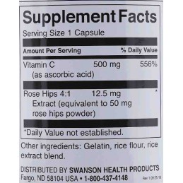 Vit.C & Macese, 100 Capsule- Antioxidant, ajuta in protejarea celulelor impotriva daunelor oxidative Beneficii Vitamina C &amp; 