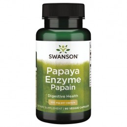 Swanson Papain Papaya Enzyme, 100mg - 90 Capsule Beneficii Papain Papaya: are efecte antioxidante puternice, poate imbunatati sa