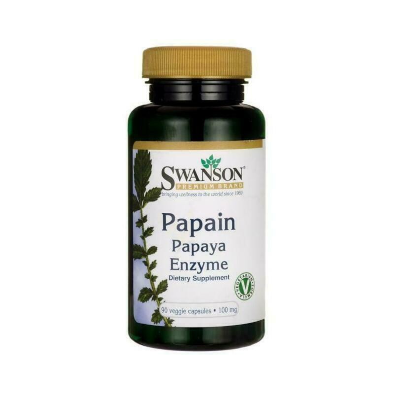 Swanson Papain Papaya Enzyme, 100mg - 90 Capsule - 1 | YEO