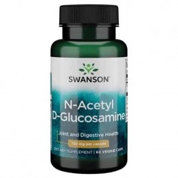 Swanson N-Acetyl D-Glucosamine 750 mg 60 Capsule – Suport Articulatii si Cartilaj Beneficii N-acetilglucozamina: antioxidant si 