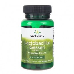 Lactobacillus Gasseri, 3 Billion CFU, 60 Capsule- Ajuta in pierderea in greutate, reducerea colesterolului total Beneficii ale L